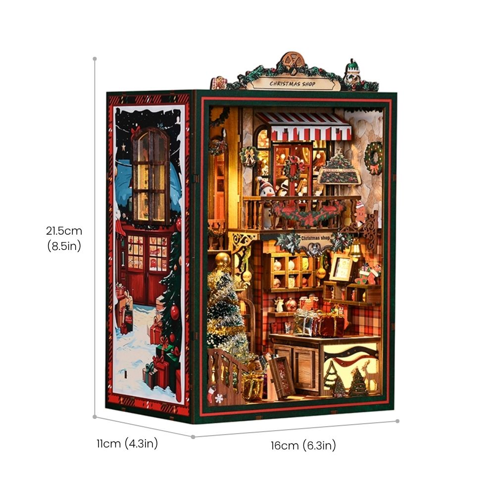 DIY Book Nook Kit - The Christmas Shop