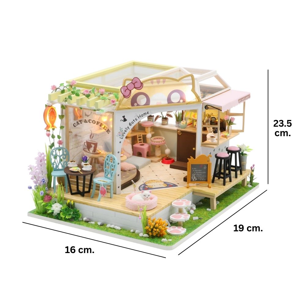 Miniature House - Cat Cafe Garden