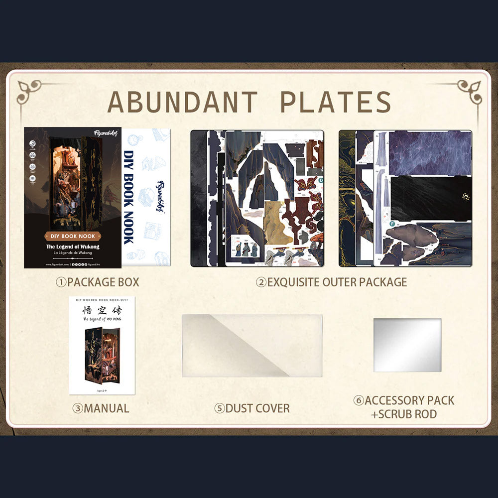 DIY Book Nook Kit - The Legend of Wu Kong