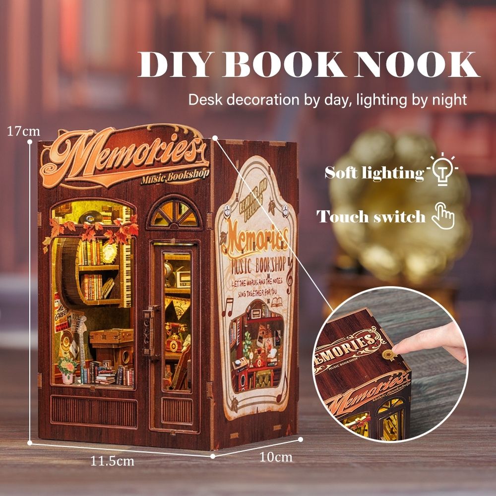 DIY Book Nook Kit - Memories Music Bookshop