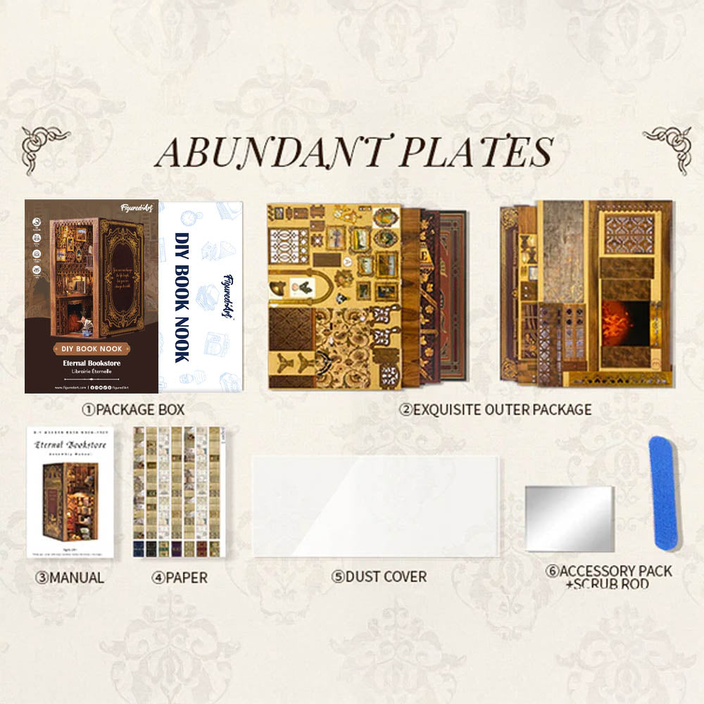 DIY Book Nook Kit - Eternal Bookstore