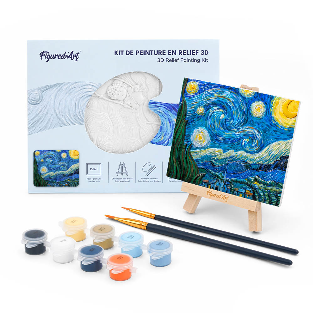 3D Painting Kit - The starry night, Van Gogh Figured'Art