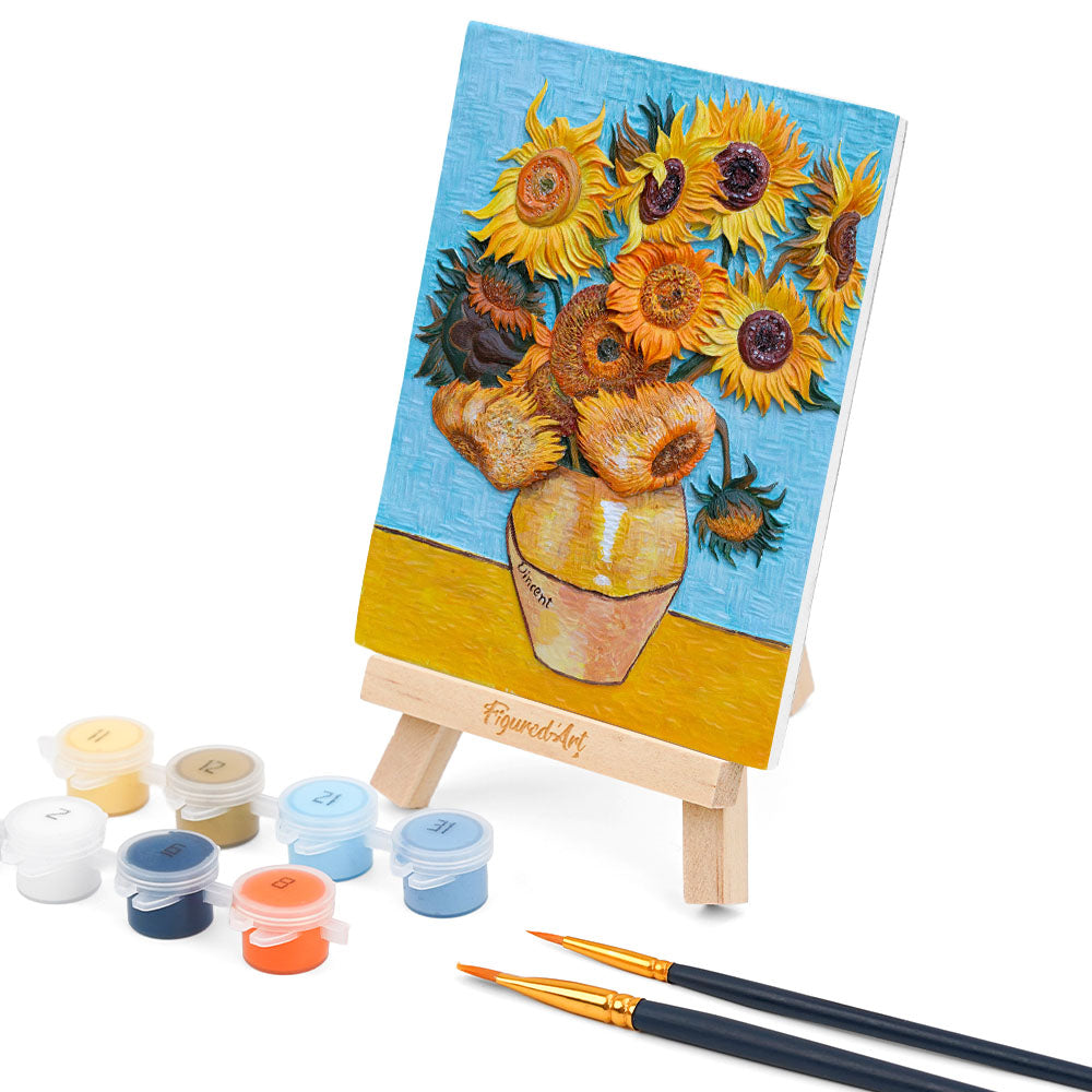 [PRE-ORDER] 3D Painting Kit - Sunflowers, Van Gogh