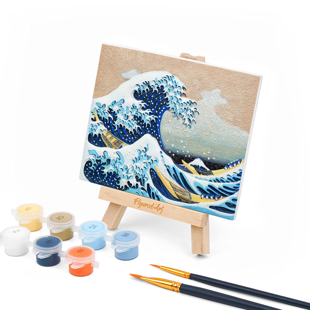 [PRE-ORDER] 3D Painting Kit - The great wave of Kanagawa