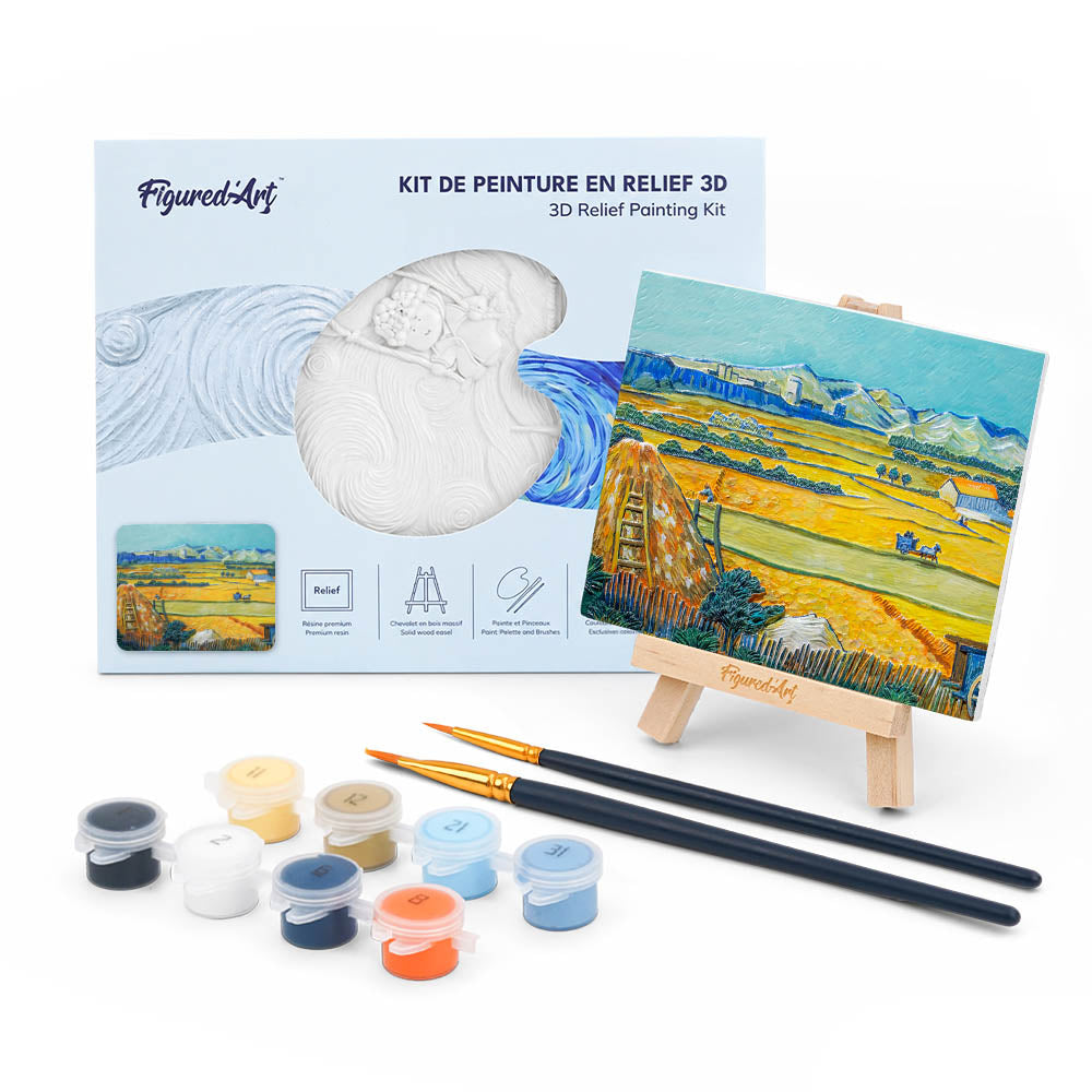 3D Painting Kit - The harvest, Van Gogh Figured'Art