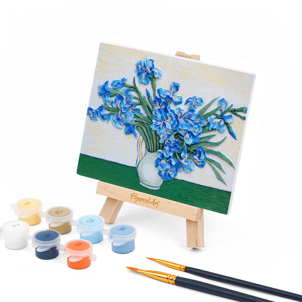 [PRE-ORDER] 3D Painting Kit - Irises, Van Gogh