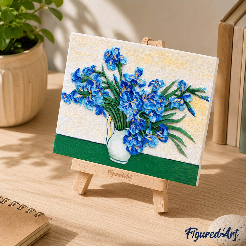 [PRE-ORDER] 3D Painting Kit - Irises, Van Gogh