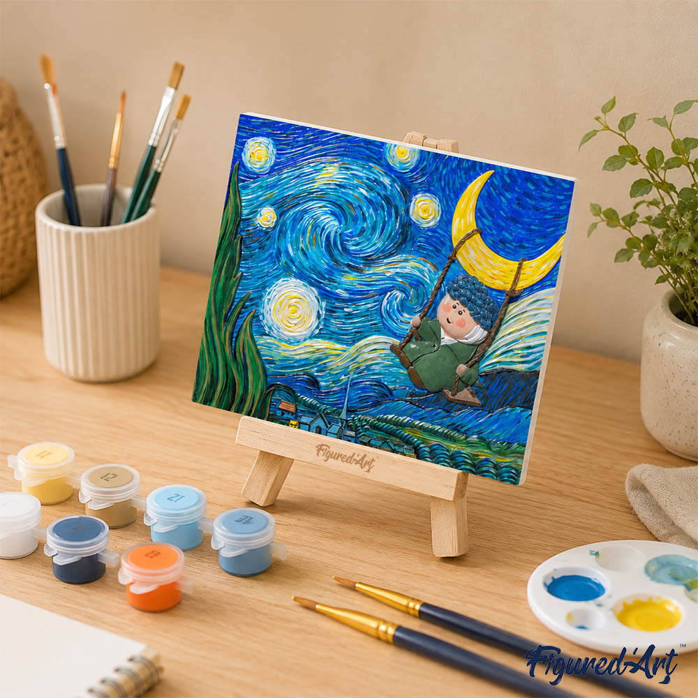 3D Painting Kit - Little Dreamer in Starry Night