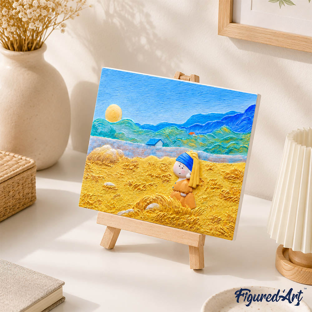 [PRE-ORDER] 3D Painting Kit - Little Pearl in Gold Fields