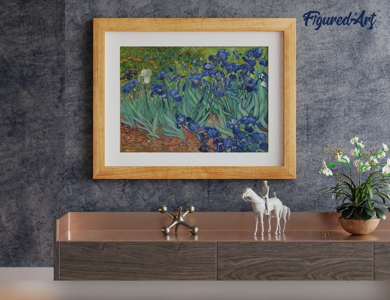 Paint by numbers Van Gogh Iris - Rolled canvas