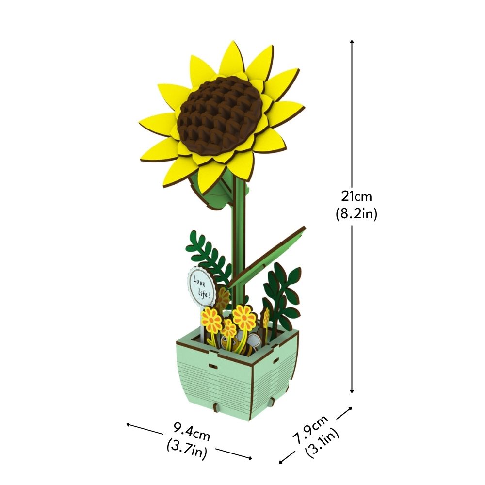3D Puzzle - Pretty Sunflower