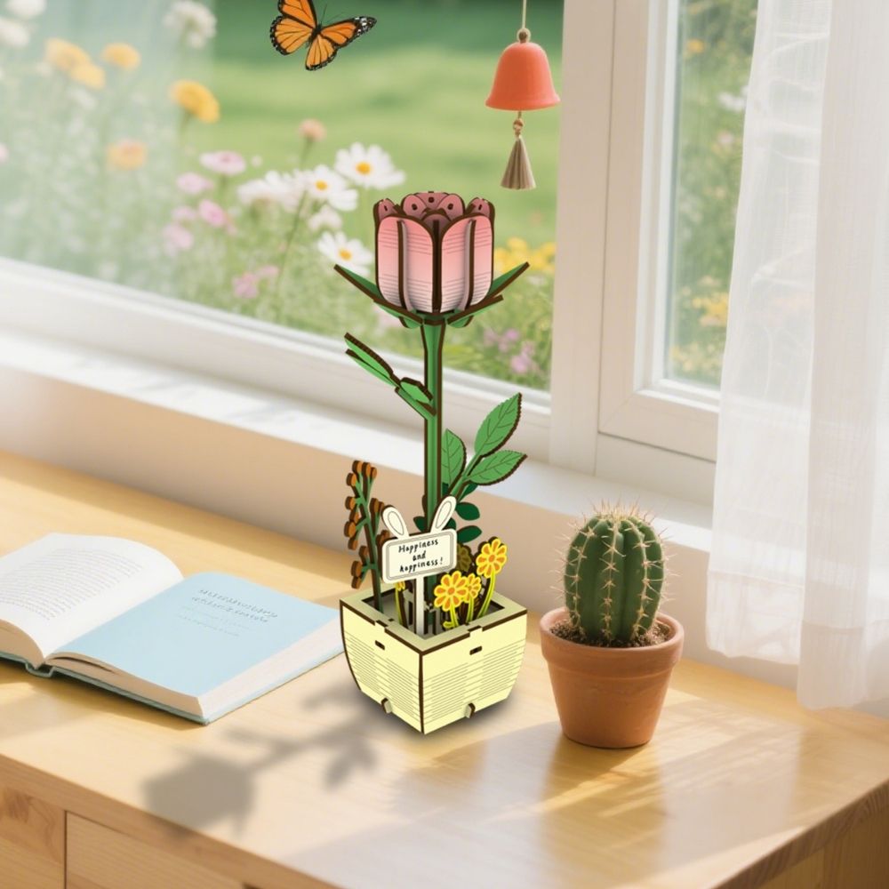 3D Puzzle - The Rose