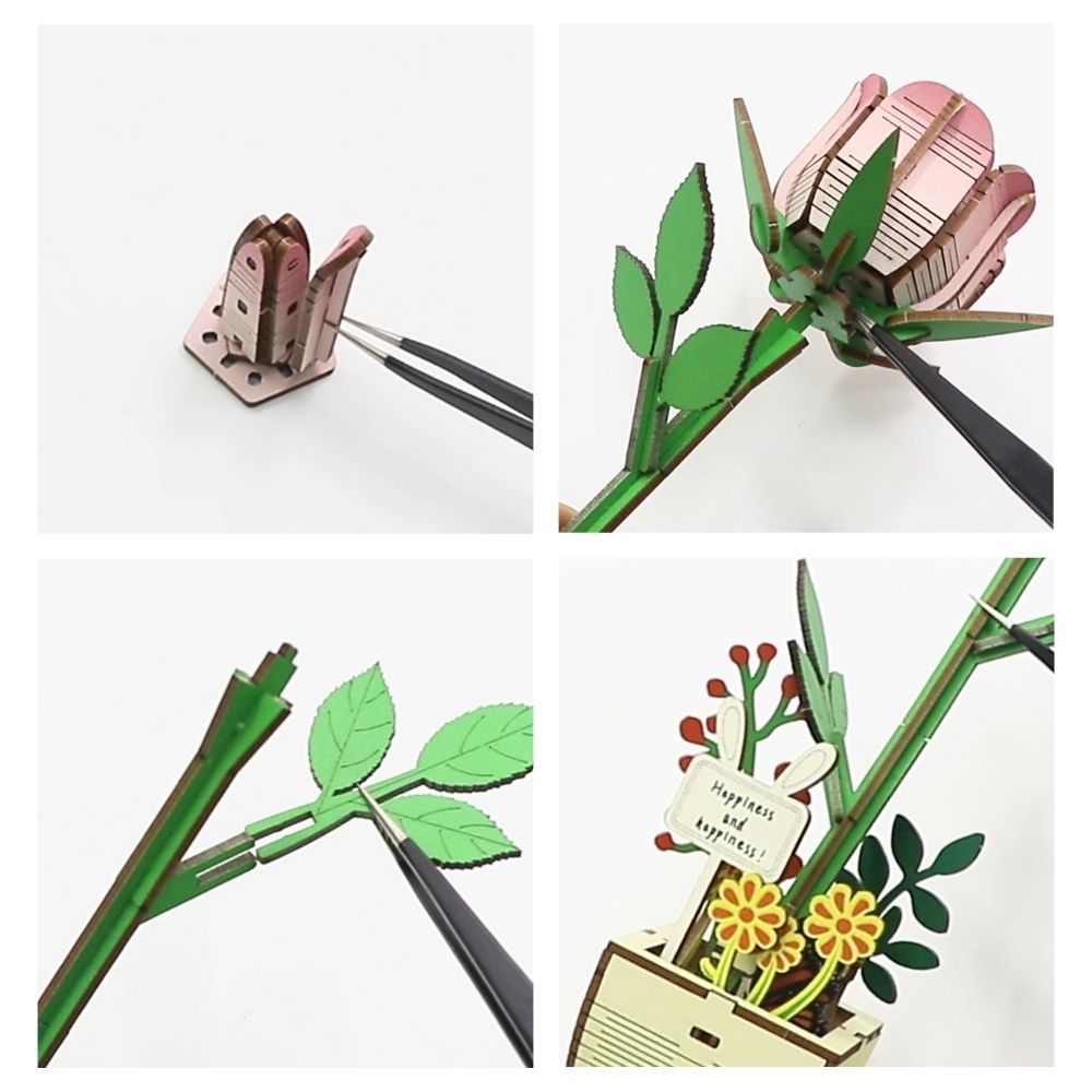 3D Puzzle - The Rose