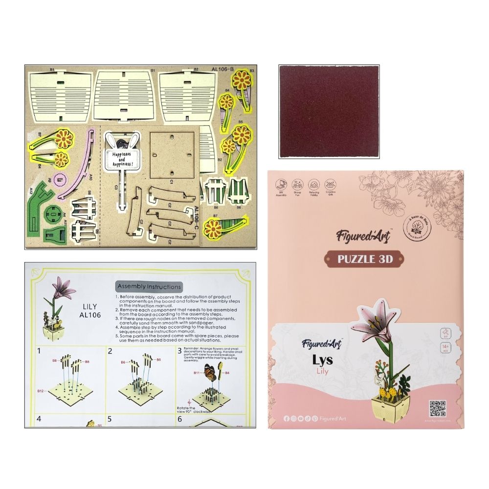 3D Puzzle - Lily