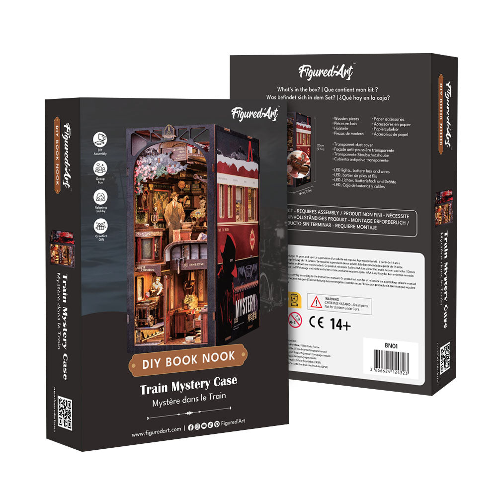 DIY Book Nook Kit - Train Mystery