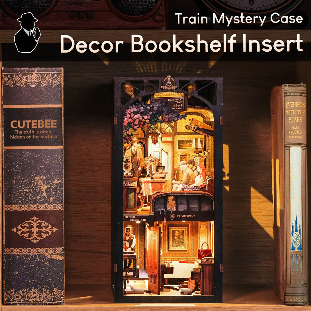 DIY Book Nook Kit - Train Mystery
