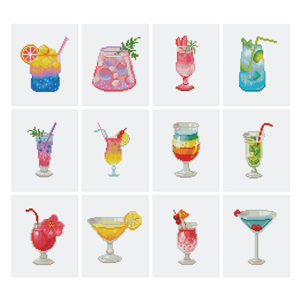 Gem Painting kit - Cocktails series