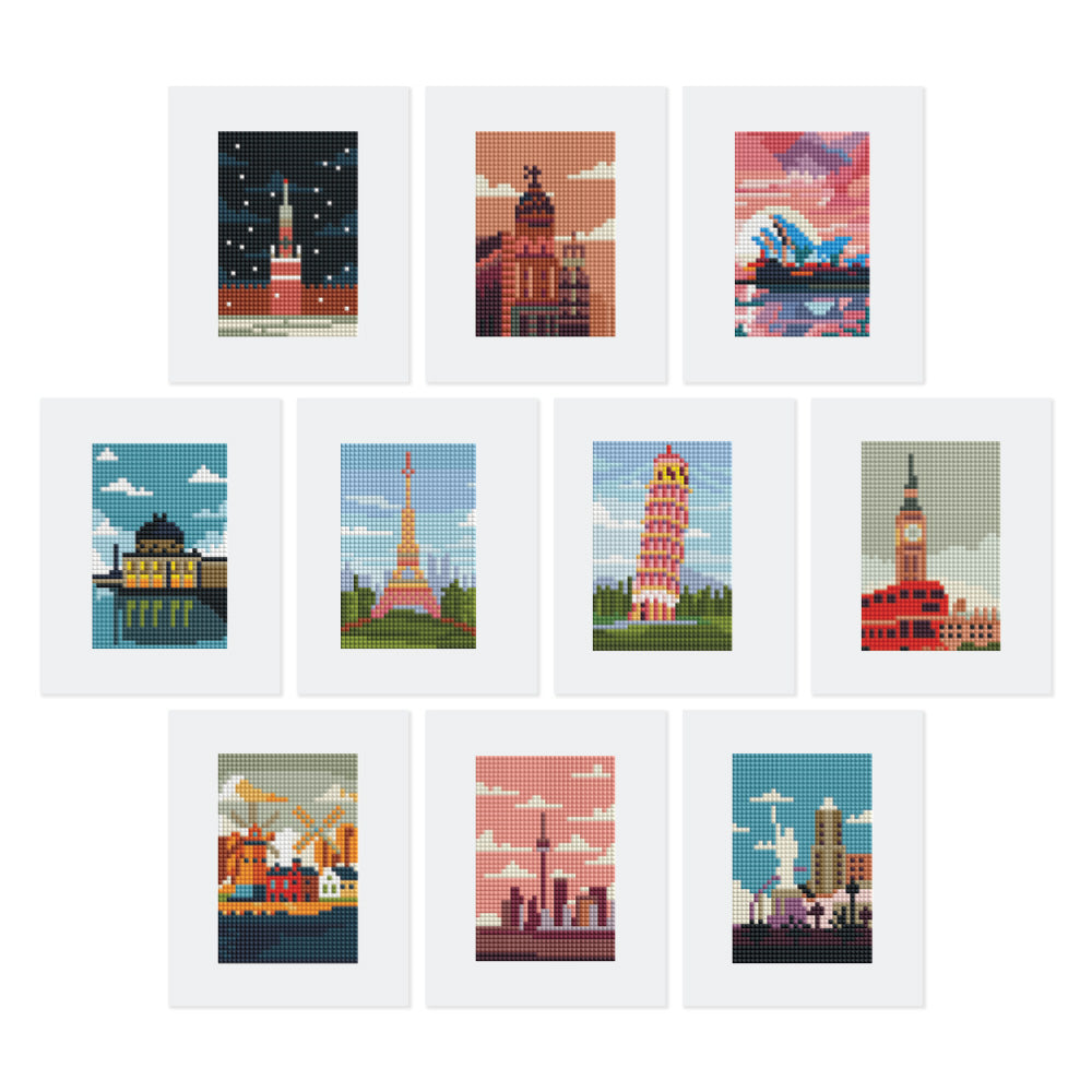 Gem Painting kit - World Cities series