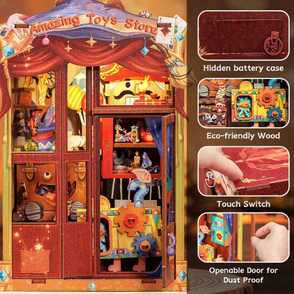 DIY Book Nook Kit - Amazing Toys Store