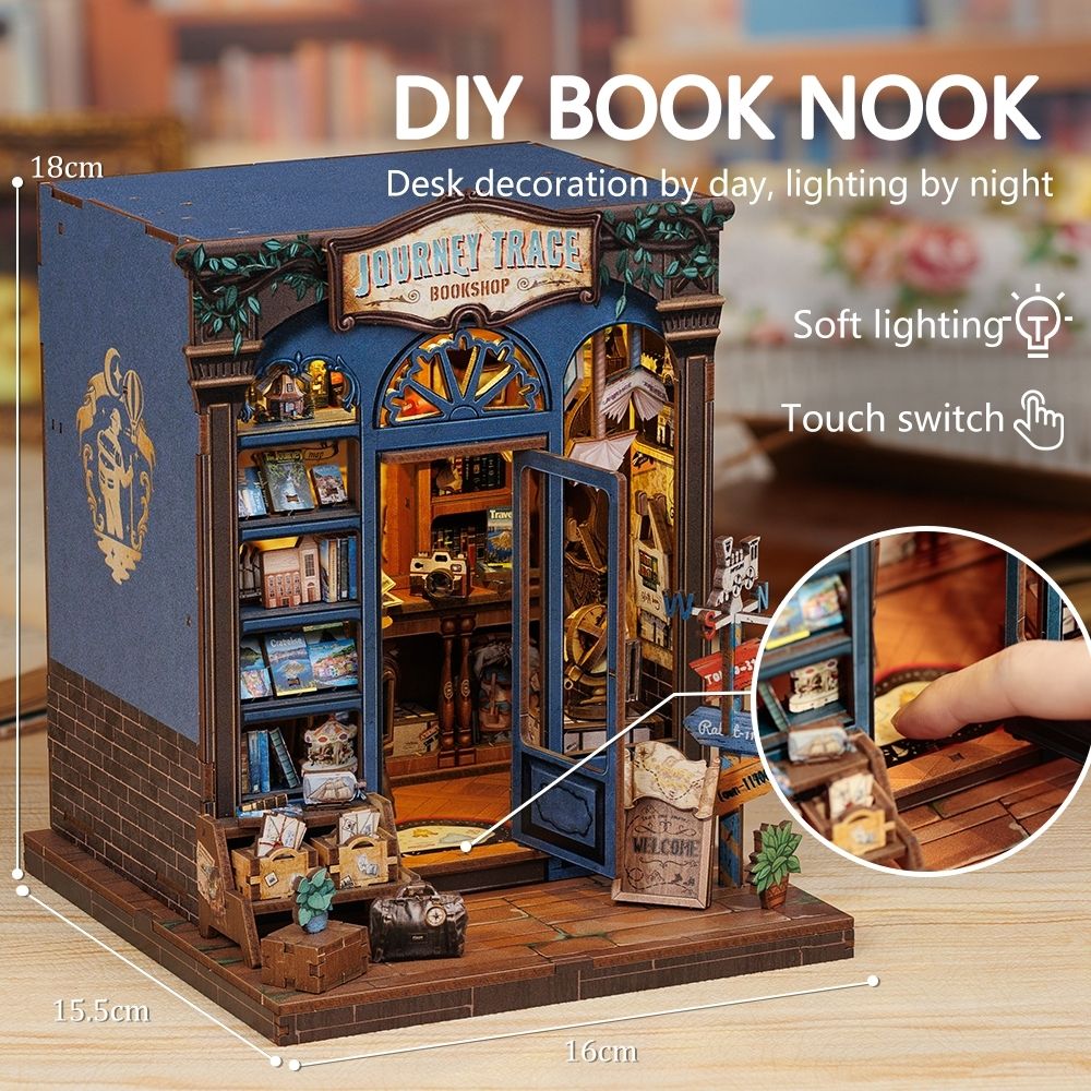 DIY Book Nook Kit - Journey Trace Bookshop