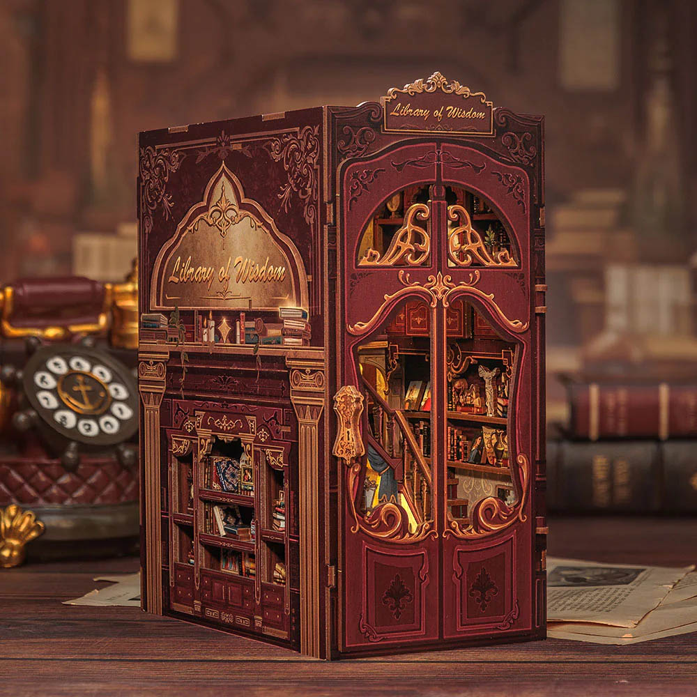 DIY Book Nook Kit - Library of Wisdom