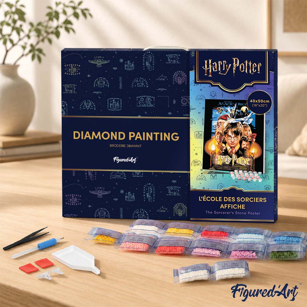 [PRE-ORDER] Diamond Painting - Harry Potter and the Sorcerer's Stone Poster 40x50cm Framed canvas