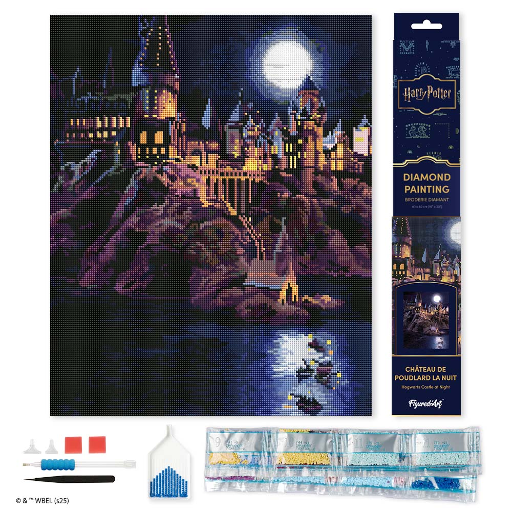 Diamond Painting - Harry Potter - Hogwarts Castle at Night