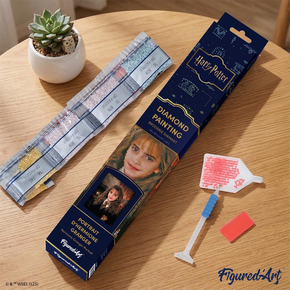 [PRE-ORDER] Diamond Painting - Harry Potter - Hermione Granger Portrait - 40x50cm Rolled canvas