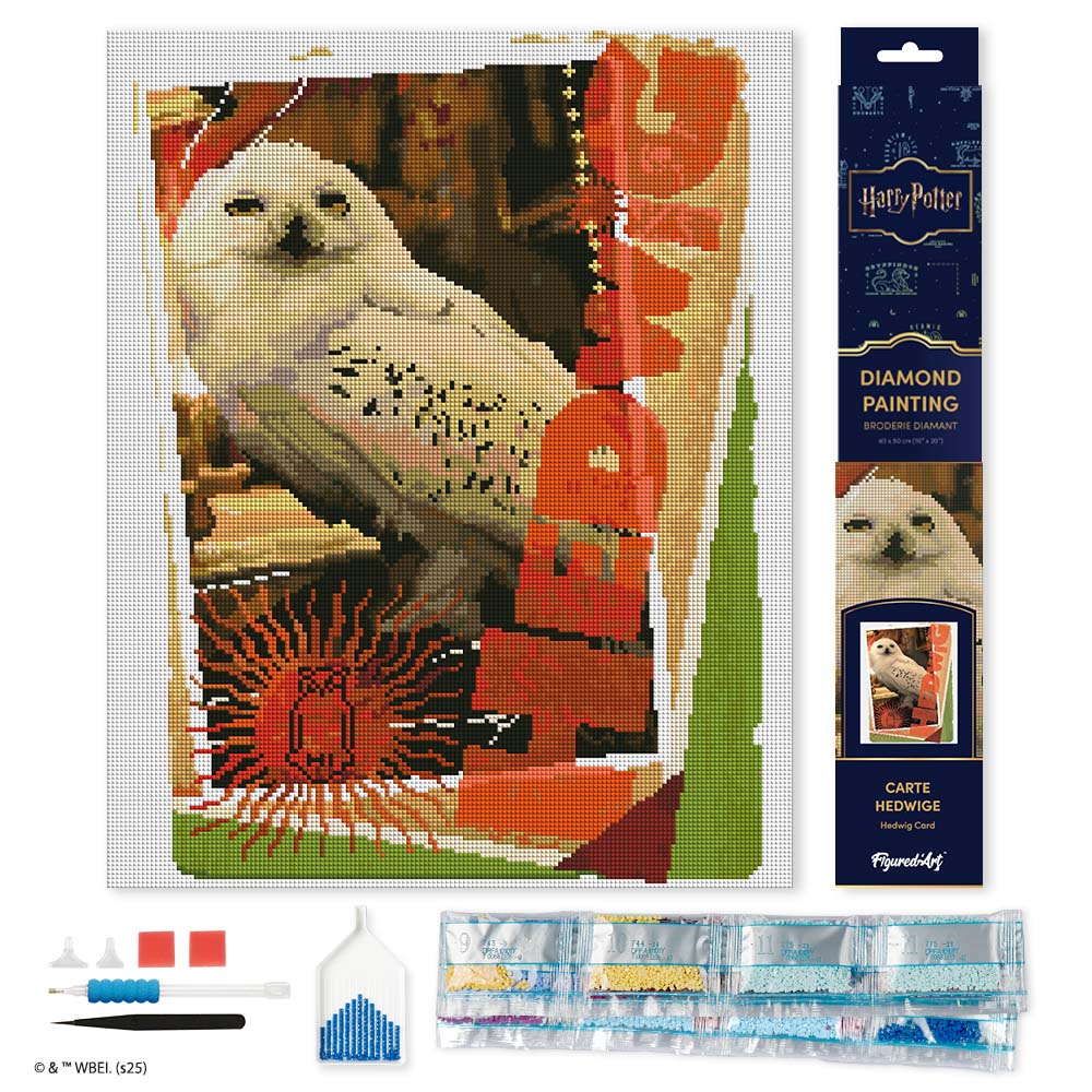 Diamond Painting - Harry Potter - Hedwig Card