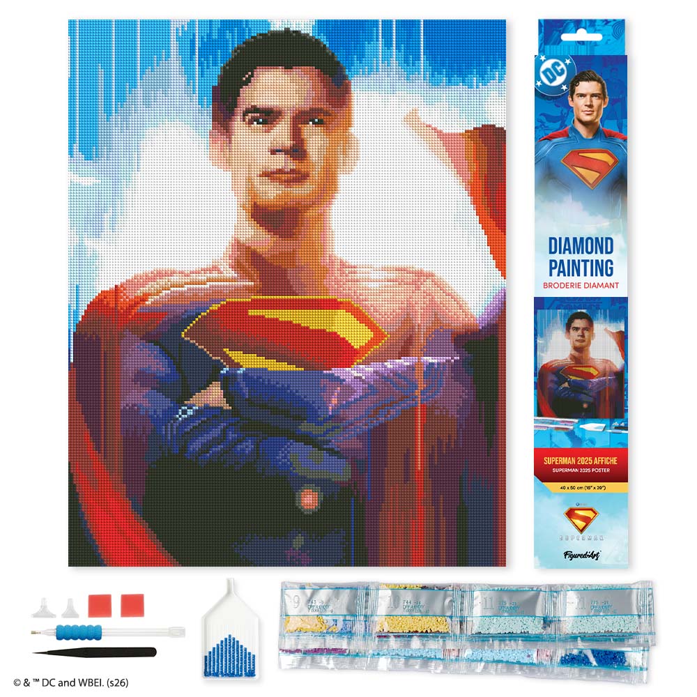 Diamond Painting - Superman 2025 Poster