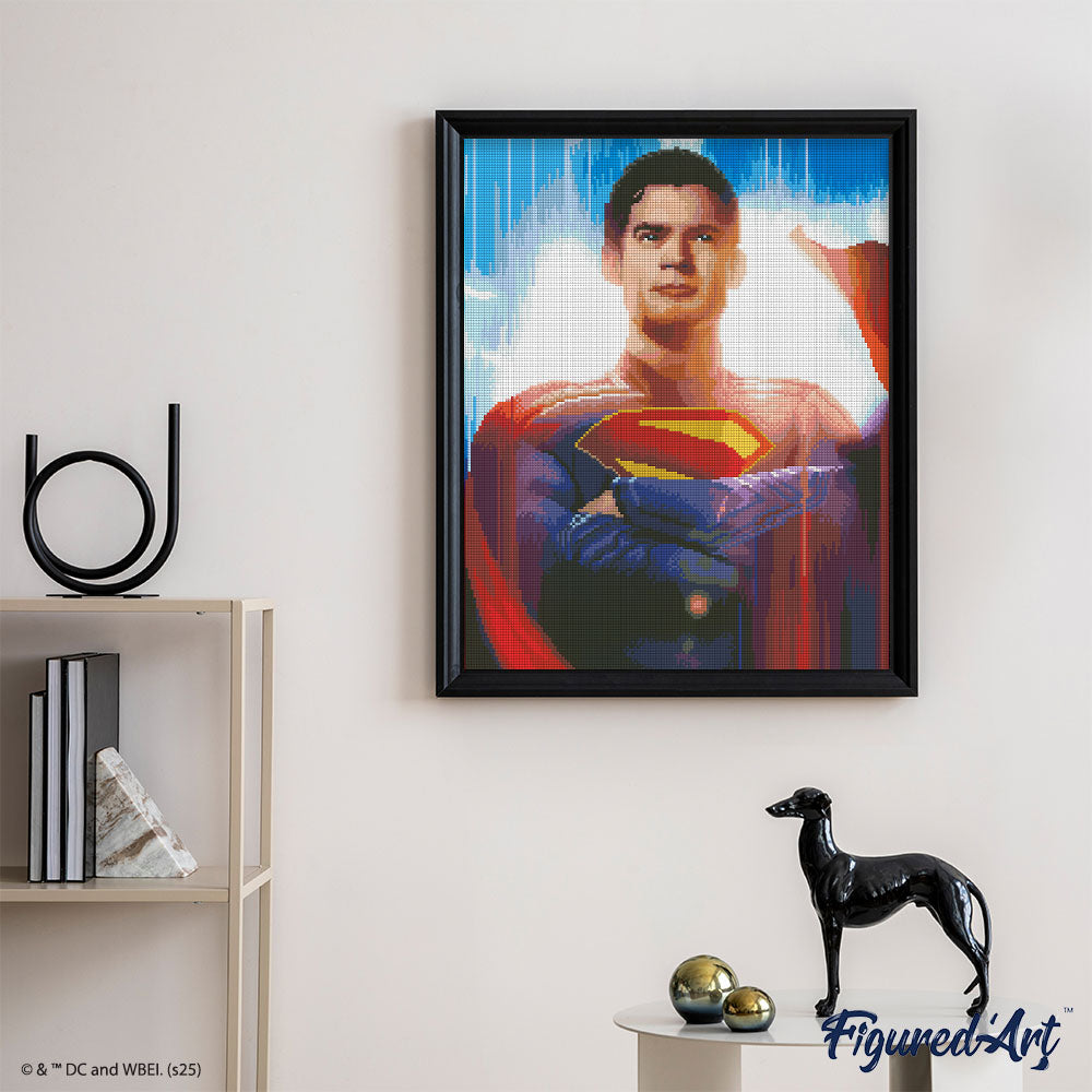 [PRE-ORDER] Diamond Painting - Superman 2025 Poster 40x50cm Framed canvas