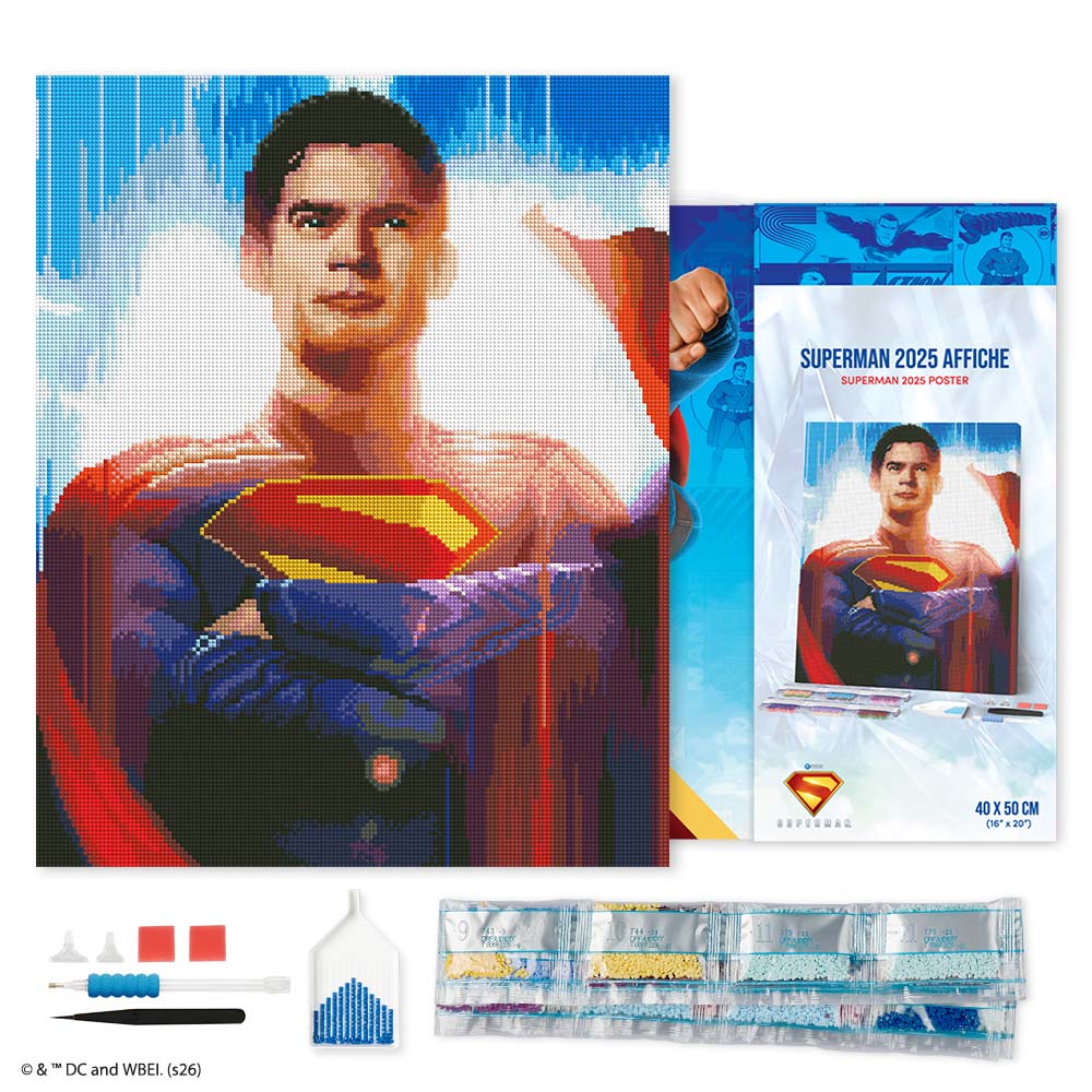 Diamond Painting - Superman 2025 Poster