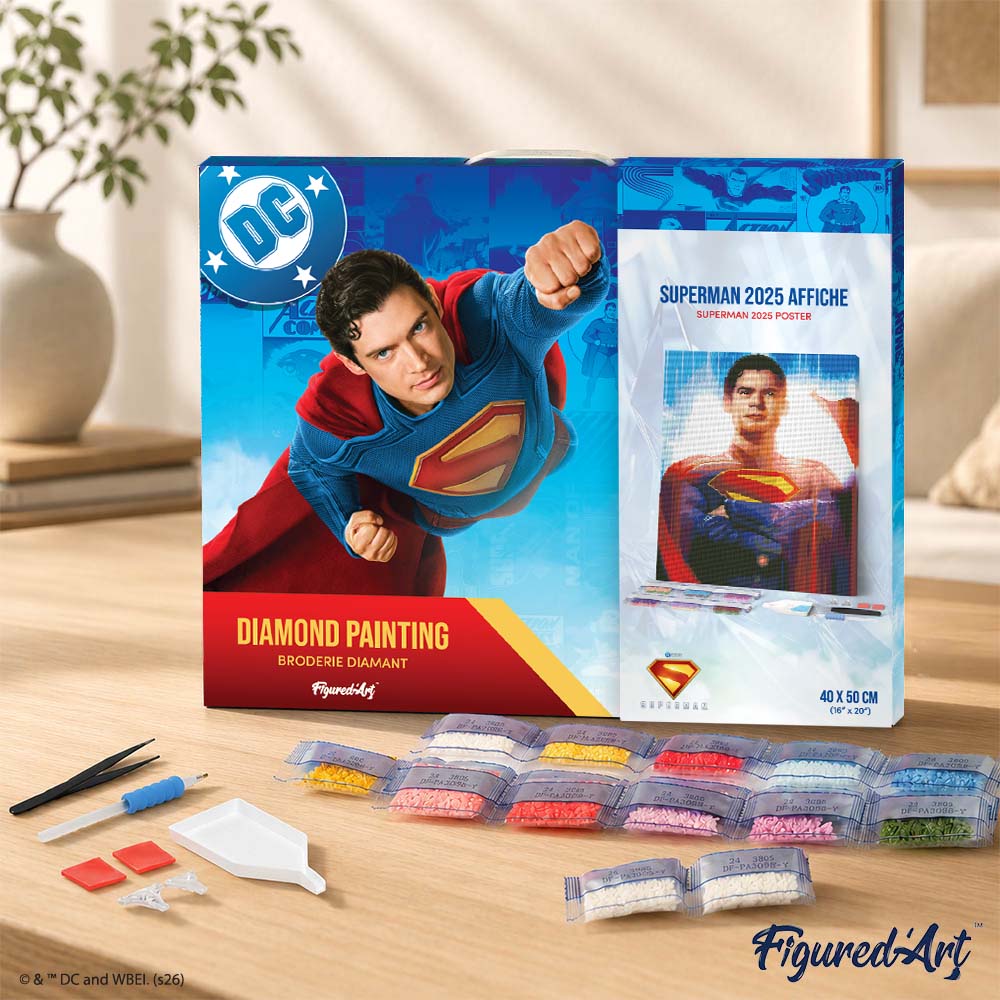 [PRE-ORDER] Diamond Painting - Superman 2025 Poster 40x50cm Framed canvas