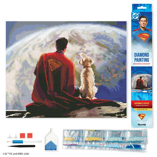 Diamond Painting - Superman and Krypto