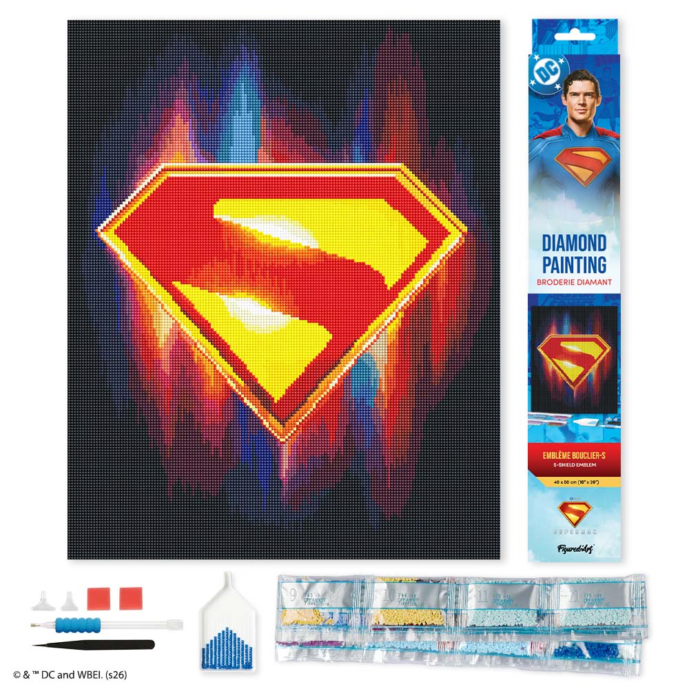 Diamond Painting - Superman - S-Shield Emblem