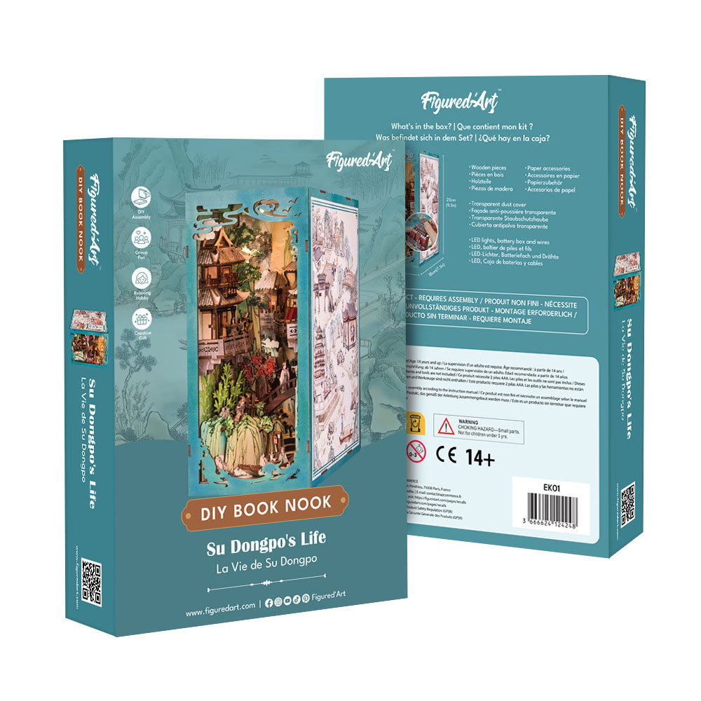 DIY Book Nook Kit - Su Dongpo's Life