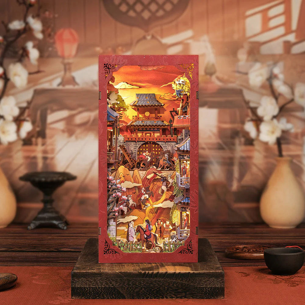 DIY Book Nook kit UK - The Legend of Mulan