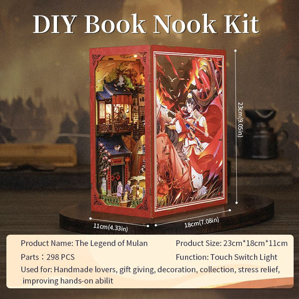 DIY Book Nook Kit - The Legend of Mulan