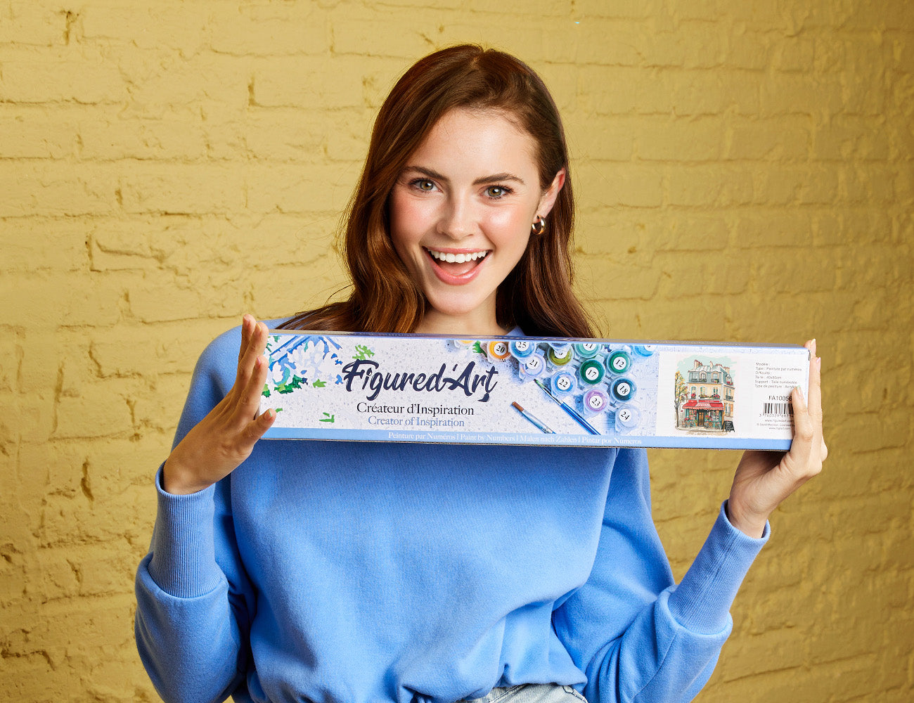 Paint by numbers Café La Vie Douce - Rolled canvas