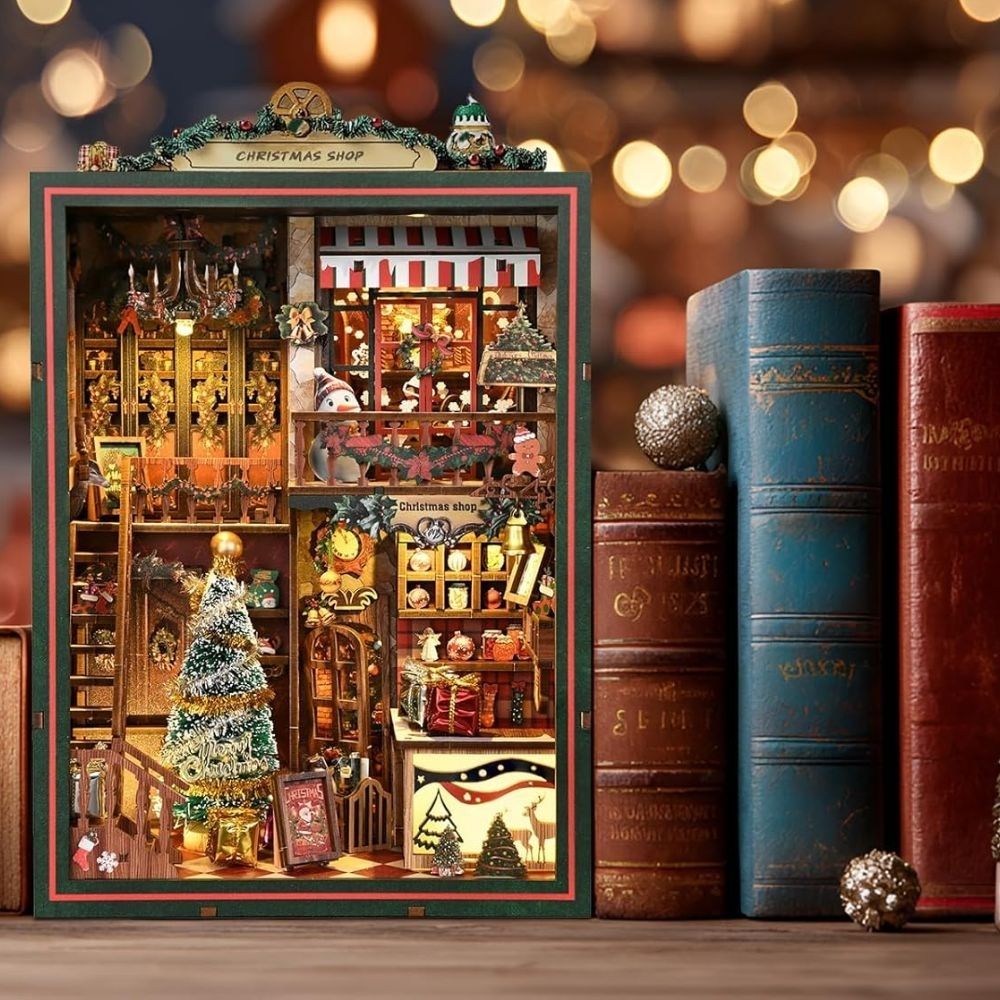 DIY Book Nook Kit - The Christmas Shop