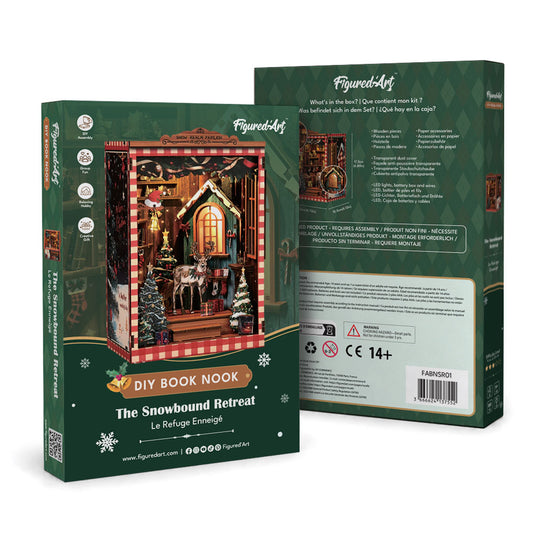DIY Book Nook Kit - The Snowbound Retreat Figured'Art