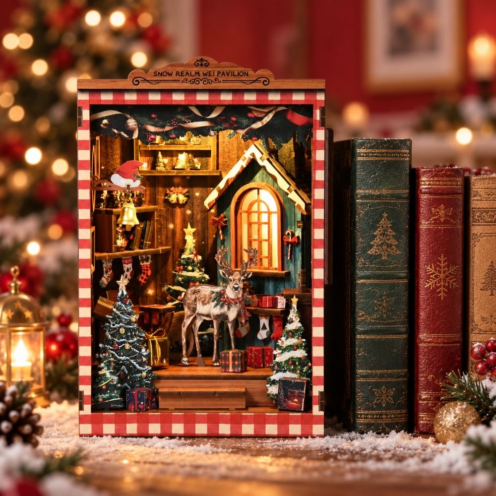DIY Book Nook Kit - The Snowbound Retreat