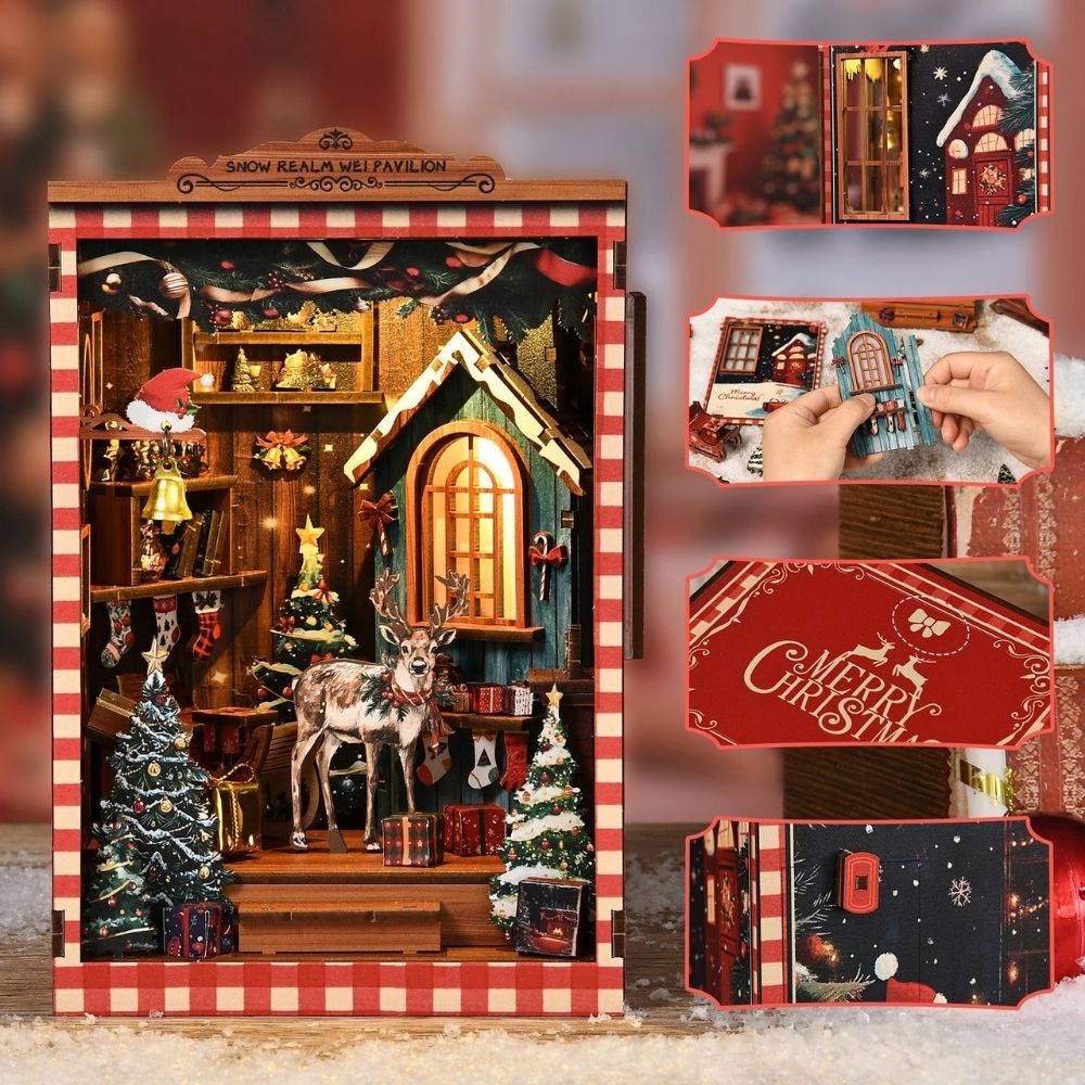 DIY Book Nook Kit - The Snowbound Retreat
