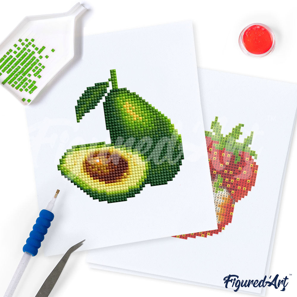 Gem Painting kit - Fruits series