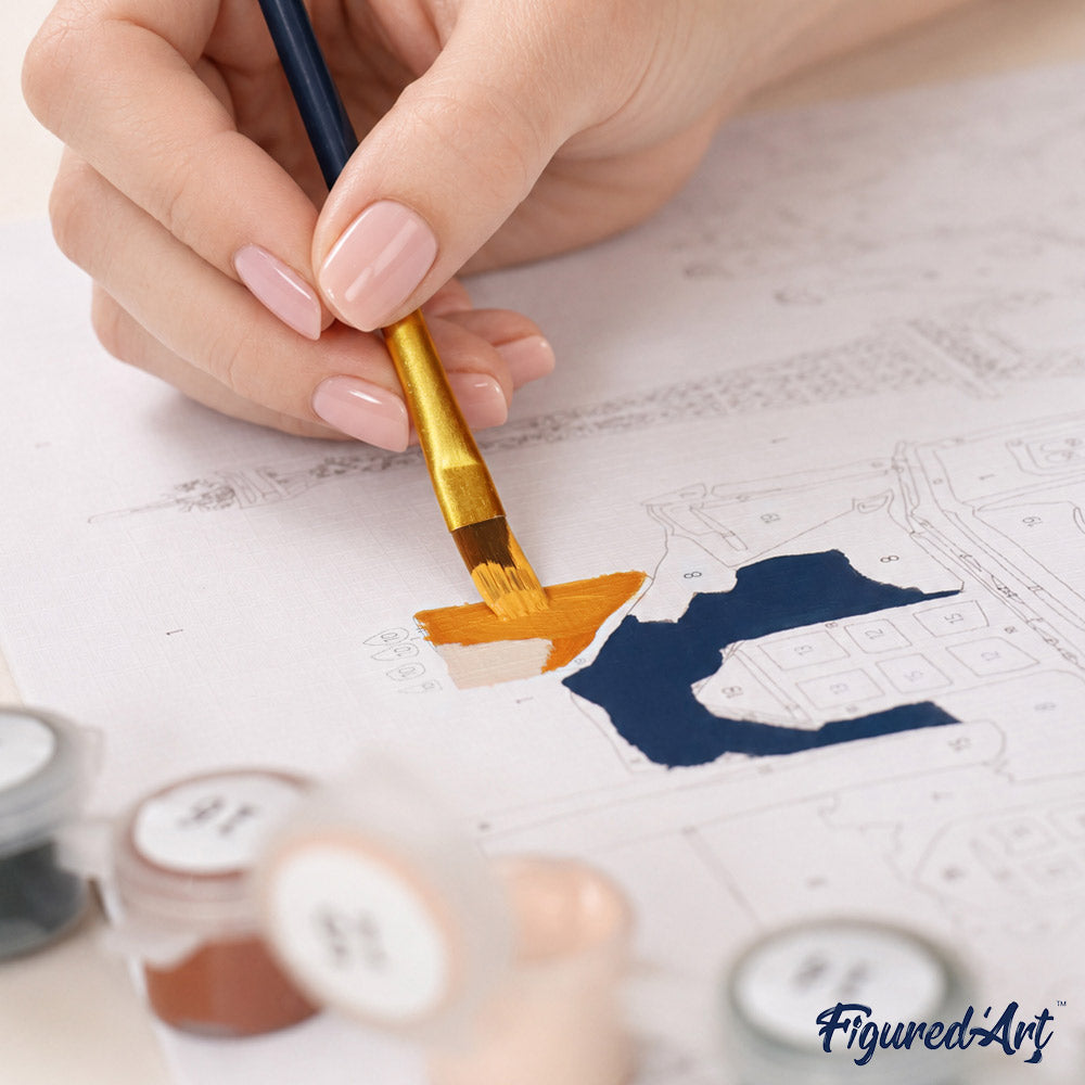 [PRE-ORDER] Gift Box Paint by Numbers - Watercolour Paris Street