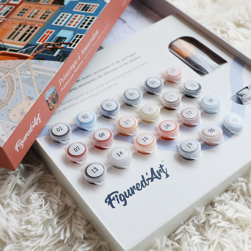 [PRE-ORDER] Gift Box Paint by Numbers - Spring in Amsterdam
