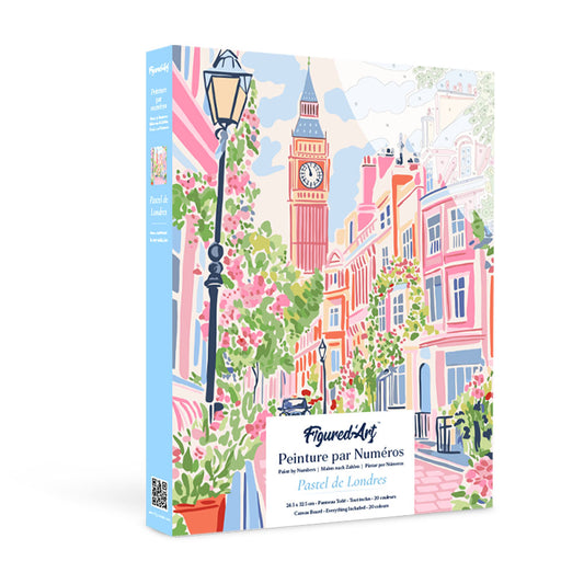 Paint by Numbers Gift Box - London Pastels Figured'Art