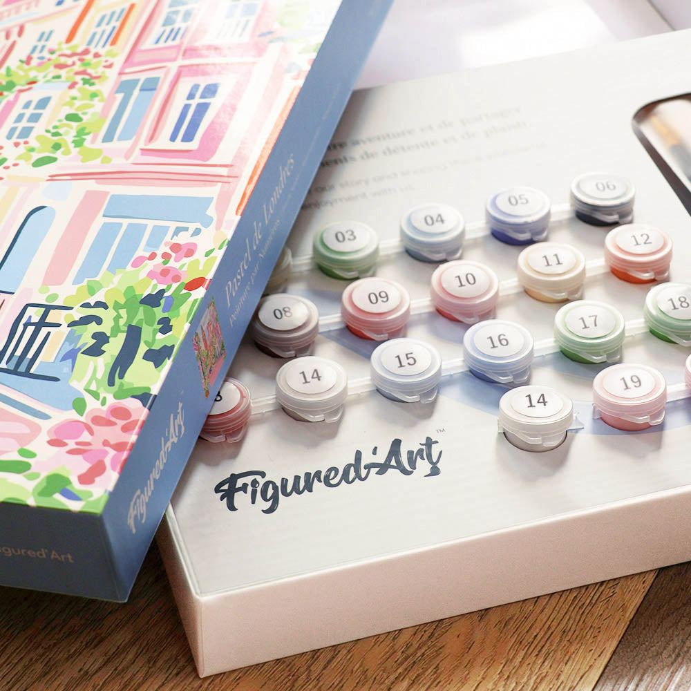[PRE-ORDER] Gift Box Paint by Numbers - London Pastels