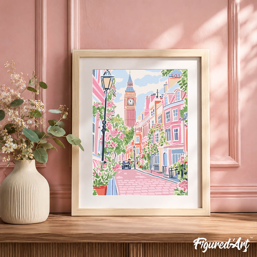 [PRE-ORDER] Gift Box Paint by Numbers - London Pastels
