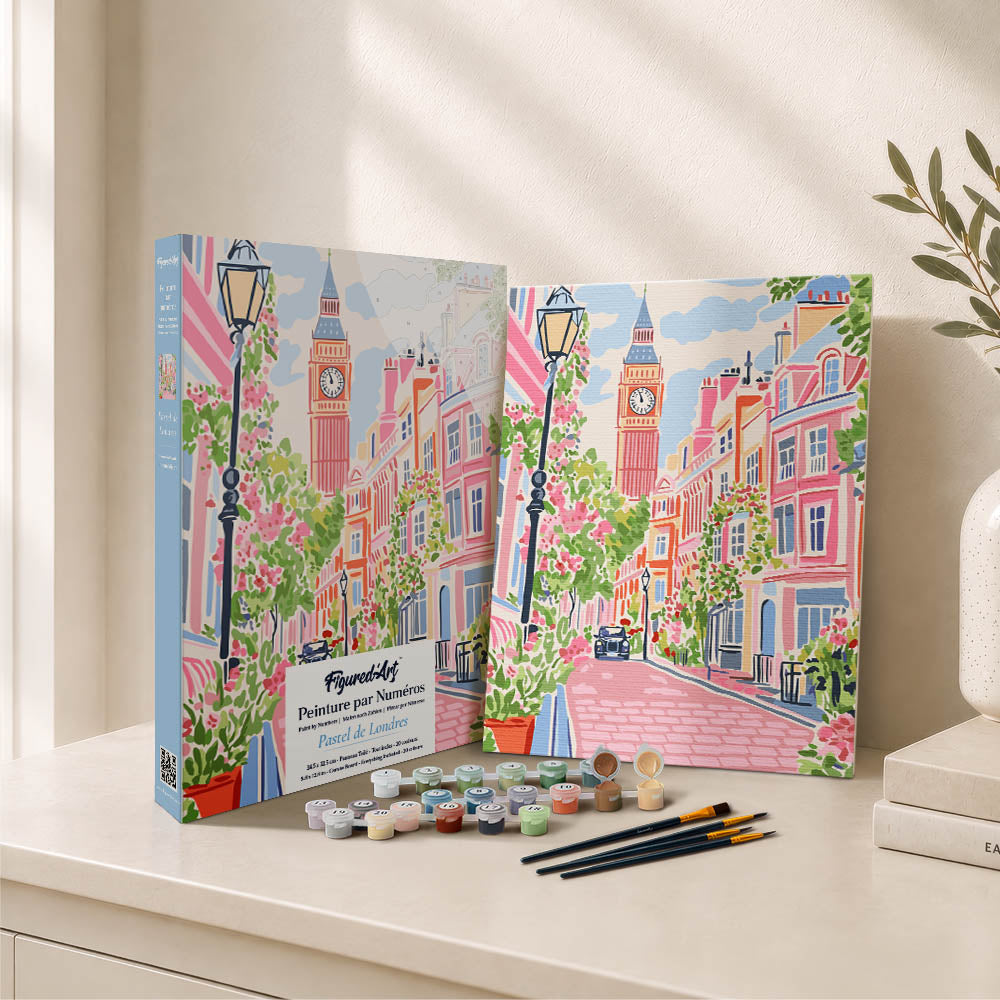 [PRE-ORDER] Gift Box Paint by Numbers - London Pastels